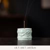 Forno de Incenso de Três Pernas de Perna Alta da Música Zen Decoração Aromática de Incenso Base de Incenso Linha de Forno Ru Selo de Incenso Estilo Chinês Cerâmica Doméstica