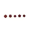 Accesorios para tallar cinabrio alto contenido arena púrpura flor de ciruelo flor de durazno flor de cuatro hojas cuentas hechas a mano accesorios para joyería diy