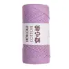 Hilo de algodón hueco de 2 mm para bolsos de ganchillo DIY, bolsos tejidos a mano, sombreros, hilo de hebra redonda, hilo perlado, hilo de lana