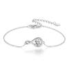Colección de Pulseras de Diamante de Plata 925 Transfronterizas Europeas y Americanas Que No Se Desvanecen, Oro Real 18K Pulseras Versátiles de Lujo Accesible Venta al por Mayor Ui