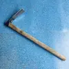 Enxadinha Forjada para Cavar Verduras Selvagens e Brotos de Bambu ao Ar Livre Aço Manganês para Plantar Legumes Ferramentas de Jardim Cavar Terra Enxadinha Pequena Multifuncional