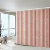 Nuevo Producto de Comercio Exterior: Cortina de Ducha Impermeable de Color Sólido, Doble Cara, Lino Sintético, Cortina Impermeable de Baño de Alto Gramaje, Cortina Divisoria de Baño