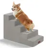Escaleras para Perros Mascotas a Cama Peldaños Escalera Pequeña para Perros Mayores Rampa Escalera Antideslizante Mesita de Noche Sofá Extraíble y Lavable
