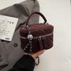 Bolso de Mujer 2024 Nueva Moda Moderna Textious Nicho Bolso Cruzado Ins Esmerilado Portátil Romboidal Cadena Bolso Balde