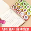 Sellos de Juguete para Niños Wanxi Sellos de Diario Coloridos Carcasa Exterior Sellos Divertidos Creativos para Niños Patrones DIY Disponibles