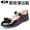 Zapatos Negros de Cuero para Niñas Zapatos de Reloj Infantil de Cuero Genuino Zapatos Blancos para Estudiantes Etiqueta Flor Zapatos Escolares para Niños Piel de Vaca Suela Suave
