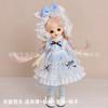 30cm vestir boneca 6 bjd vestido conjunto cosplay lolita empregada boneca vestido