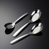 Shengjia Cuchara de Fondo Plano de Acero Inoxidable 304 410 Grande, Mediana y Pequeña Múltiples Especificaciones Pulida con Rueda de Tela Gruesa Cuchara para Correr de Restaurante