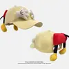 Boné de Baseball Cartoon Fofo de Bumbum para Mulheres Verão 2025 Versátil Emagrecimento Facial Viagem Foto Protetor Solar Proteção Solar Boné Bico de Pato