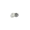 Cuentas espaciadoras de plata S925 con diseño de llanta, piezas separadoras de cuerda trenzada, espaciadores de cuentas de rueda, accesorios para joyería de plata con cuerda trenzada hechos a mano para DIY