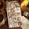Adesivos para Pintura a Óleo Alívio da Espuma Matinal, Série Coleção Poesia Colorida, Materiais Vintage Tridimensionais para Diário, Decoração de Parede DIY