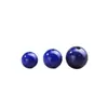 Cuentas sueltas de lapislázuli natural, cuentas redondas, accesorios para pulseras DIY, materiales para ensartar, cuentas de cristal azul para pulseras
