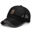 Chapéu de Sol de Verão para Exterior, Chapéu de Pesca com Proteção Solar, Chapéus Masculinos e Femininos, Boné de Baseball com Malha Respirável, Chapéu com Aba, Chapéu da Moda para o Dia a Dia