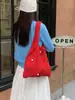 Estilo Bosque Literario y Artístico Estilo Perezoso Bolso Tejido Calado Nuevo Moda Otoño Bolso de Hombro Tejido a Mano Bolso Tote