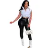 MM2153 Chaqueta de plumón sin mangas para Otoño e Invierno Nuevo Europeo y Americano Chaleco Grueso Cálido Chaqueta de Plumón para Mujer