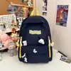 Mochila Escolar Fresca de Alto Valor Estilo Coreano para Estudiantes de Secundaria y Preparatoria, Nueva Mochila Versátil Ligera Simple de Gran Capacidad