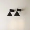 Faro Espejo Minimalista Japonés Pared de Fondo para Sala de Estar Dormitorio Lámpara de Pared para Mesita de Noche Entrada de Habitación de Hotel Luz de Pasillo