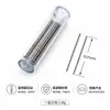 Broca pequeña de acero de alta velocidad, broca helicoidal de vástago recto blanco 0.6-4.0 mm, broca recta para carpintería, metal y placa de acero, broca de mano de giro