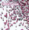 Base Plana Formato Especial Rosa Seco Nail Art Diamante Série Flash Pequeno Mini Cristal Diamante Base Plana Diamante Nail Art Joia