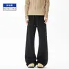 Calças Esportivas Casuais Longas para Homens Altos 190 Outono e Inverno Lã Grossa 2m Adolescentes Largas Retas Calças de Moletom