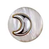 Botones de Resina de Luna de Metal Sencillos Botón Decorativo Estilo Chanel para Chaqueta Hebilla de Botón para Abrigo Botón para Suéter de Punto