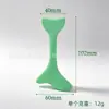Auxílio multi-funcional de silicone para maquiagem dos olhos, delineador, cílios, protetor em formato de meia-lua, sombra preguiçosa, ferramenta de maquiagem e beleza