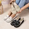 2026 Verano Nuevos Zapatos Casuales Planos de Talla Grande Transfronterizos Malla Transparente Bloque de Color Moda Slip-On Planos Bajos para Mujer