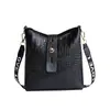 Bolso tipo cubo con estampado de cocodrilo para mujer bolsos2021 nuevo bolso de moda coreana para mujer