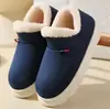 Novas Pantufas de Lã e Algodão da Moda com Cobertura de Salto para Homens e Mulheres, Espessas para o Inverno, Super Macias e Quentes, Adequadas para Idosos e Uso no Escritório