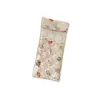 5758 Bolsita Acolchada con Estampado de Dibujos Animados para Gafas, Suave y Moderna para Niñas, Estuche Portátil para Gafas de Sol, Bolsa de Almacenamiento Antipresión para Estuche de Gafas