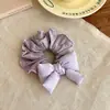 Goma para el pelo de lunares estilo fresco coreano Lazo dulce y femenino Rellena de algodón Lazo para el pelo estilo perezoso Accesorio para el pelo versátil