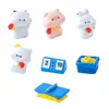 Creativo Lindo Tenis de Mesa Animal Pequeño Muñeco Lindo Decoraciones DIY Accesorios de Bolsita Sorpresa Adornos Pequeños para Coche Escritorio