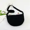 Bolso de Hombro de Moda para Dumplings de Comercio Exterior 2026 Nuevo de Pana Simple Casual para Mujer Bolso Cruzado Bolso de Mujer de Alto Valor