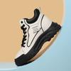 Zapatos Deportivos Casuales de Piel Genuina 2025 para Mujer en Otoño e Invierno con Mayor Altura para Personas Bajas Zapatos Planos Tipo Daddy Blancos de Suela Gruesa Zapatos Pequeños de Piel