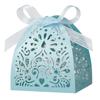 Caja de Regalo de Acompañamiento de Boda Transfronteriza de Amazon Caja de Dulces Láser Fiesta de Cumpleaños Caja de Dulces Marfil Fábrica en stock