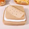 Papel para Air Fryer Quadrado Especial Papel Absorvente de Óleo para Assar Papel Descartável para Vaporizador Pad para Assar Forma de Bolo Forno Papel de Óleo de Silicone em estoque