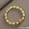 Pulsera de Boj de Hoja Pequeña 2.0 Cuentas Budistas de Madera Maciza para Hombres y Mujeres, Cuentas de Oración Portátiles de 108 Cuentas, Alta Densidad, Resistente al Agua, Artículo Coleccionable