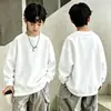 Sudadera con forro polar para niño, elegante ropa de otoño para niños, nuevo modelo 2026, suéter para niño, top de camiseta de manga larga para bebés y niños pequeños