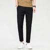 Pantalones ajustados de corte bajo para hombre, elegantes, a cuadros, informales, combinables, novedad de verano 2024
