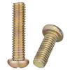 Tornillo de Interruptor de Cabeza Redonda Cruzada de Zinc Chapado en Color Tornillo de Panel de Interruptor de Cabeza Pan Tornillo de Máquina de Zócalo Tornillo de Diente M3M4M5M6