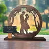 2025 Nueva Decoración Transfronteriza para Bodas y Día de San Valentín Regalo Conmemorativo de Madera para Pareja de Aniversario