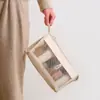 Bolsa Cosmética Triangular de Gran Capacidad, Bolsa de Almacenamiento de Cosméticos, Bolsa de Baño Portátil, Neceser de Viaje, Artefacto para Viaje de Negocios