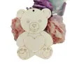 Ventas Directas de Fábrica Adornos de Madera para el Día de San Valentín Adornos en Forma de Oso y Corazón Venta al por Mayor Decoración DIY para Fiestas en Casa Colgantes de Pared
