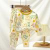 Pijama infantil de primavera, ropa interior de algodón y licra para bebés, ropa de hogar para niños y niñas, pantalones de otoño, ropa infantil al por mayor