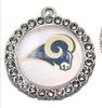 Cross-border Hot Sale EUA Esportes NFL32 Equipe Rugby Los Angeles Rams Equipe Colar Pingente Atacado