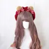 Boina Orejas de Oso Lolita Linda Boina de Artista Accesorio Japonés Hecho a Mano Boina Redonda