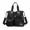 Bolsa de Viaje de Negocios para Mujer, Gran Capacidad, Múltiples Bolsillos, Bolso de Mano Ligero, Bolsa de Almacenamiento de Nylon, Bolso de Hombro para Viajes Cortos