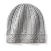 Lã de Caxemira 2026 Outono e Inverno Novo Gorro de Tricô de Cor Sólida de Alta Qualidade para Mulheres, Quente para Uso Externo, Moda Resistente, Gorro Casual
