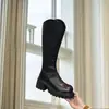 Botas de Inverno 2026 para Panturrilha Larga Femininas Tamanho Grande 41-42 Pernas Grossas Botas de Cavaleiro Solado Grosso Botas Longas Acima do Joelho Tamanho Grande