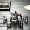 Tetera de Vidrio F&Glass Fabricante de Té Set para el Hogar Té Kung Fu Espesado Resistente a Altas Temperaturas Juego de Té Separación de Té y Agua Nuevo 2024